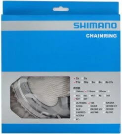 Shimano Chainring For FC-R7000 52/36T Chainring 11-speed | Bike-Discount 7 Shimano Chainring For FC-R7000 52/36T Chainring 11-speed | Bike-Discount -Shimano Riding 105 FC R7000 52 silber Verpackung 1280x1280