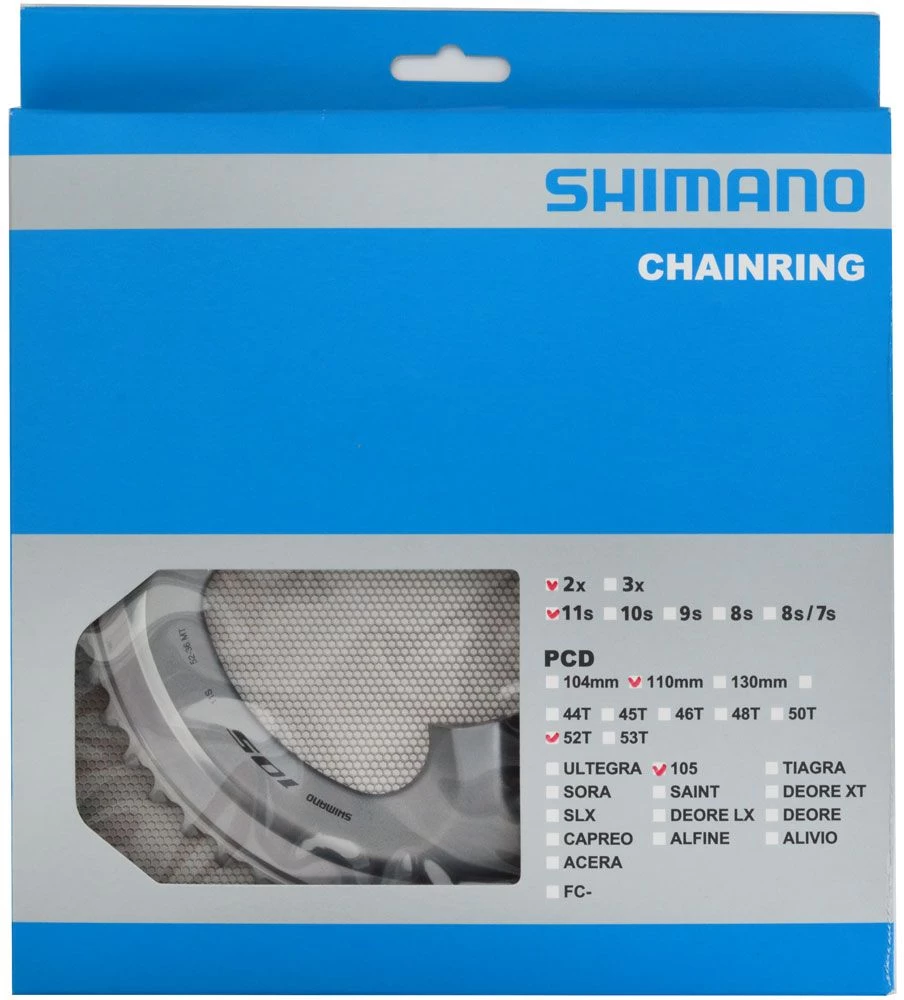 Shimano Chainring For FC-R7000 52/36T Chainring 11-speed | Bike-Discount 4 Shimano Chainring For FC-R7000 52/36T Chainring 11-speed | Bike-Discount - Image 4
