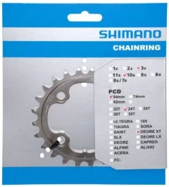 Shimano XT Chainring For FC-M780 24T (AE) 10-speed | Bike-Discount