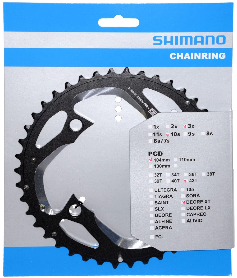Shimano XT Chainring For FC-M780 42T (AE) 10-speed | Bike-Discount 1 Shimano XT Chainring For FC-M780 42T (AE) 10-speed | Bike-Discount