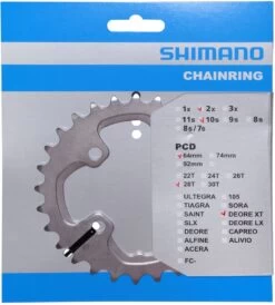 Shimano XT Chainring For FC-M785 28T (AJ) 10-speed | Bike-Discount
