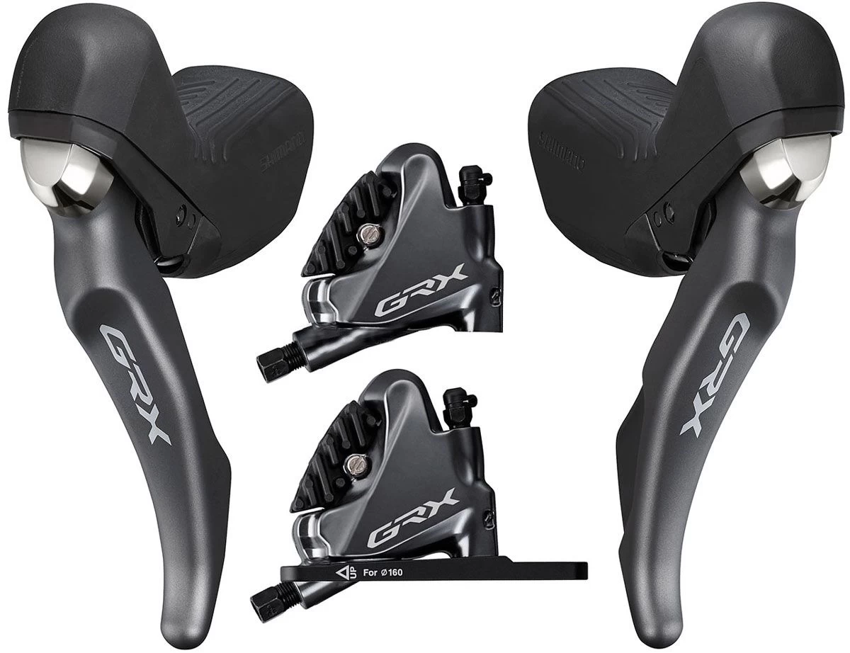 Shimano GRX BL/ST-RX810+BR-RX810 1x11-speed Disc Brake Set Gear Shift Lever 1 X 11-speed | Bike-Discount 1 Shimano GRX BL/ST-RX810+BR-RX810 1x11-speed Disc Brake Set Gear Shift Lever 1 X 11-speed | Bike-Discount