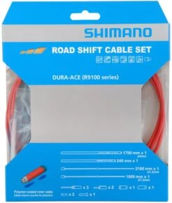 Shimano OT-SP41+OT-RS900 Polymer Shift Cable Set For R9100/R8000 Gear Cable Sets | Bike-Discount 10 Shimano OT-SP41+OT-RS900 Polymer Shift Cable Set For R9100/R8000 Gear Cable Sets | Bike-Discount -Shimano Riding OT SP41 OT RS900 Polymer Schaltzugset rot e 1280x1280