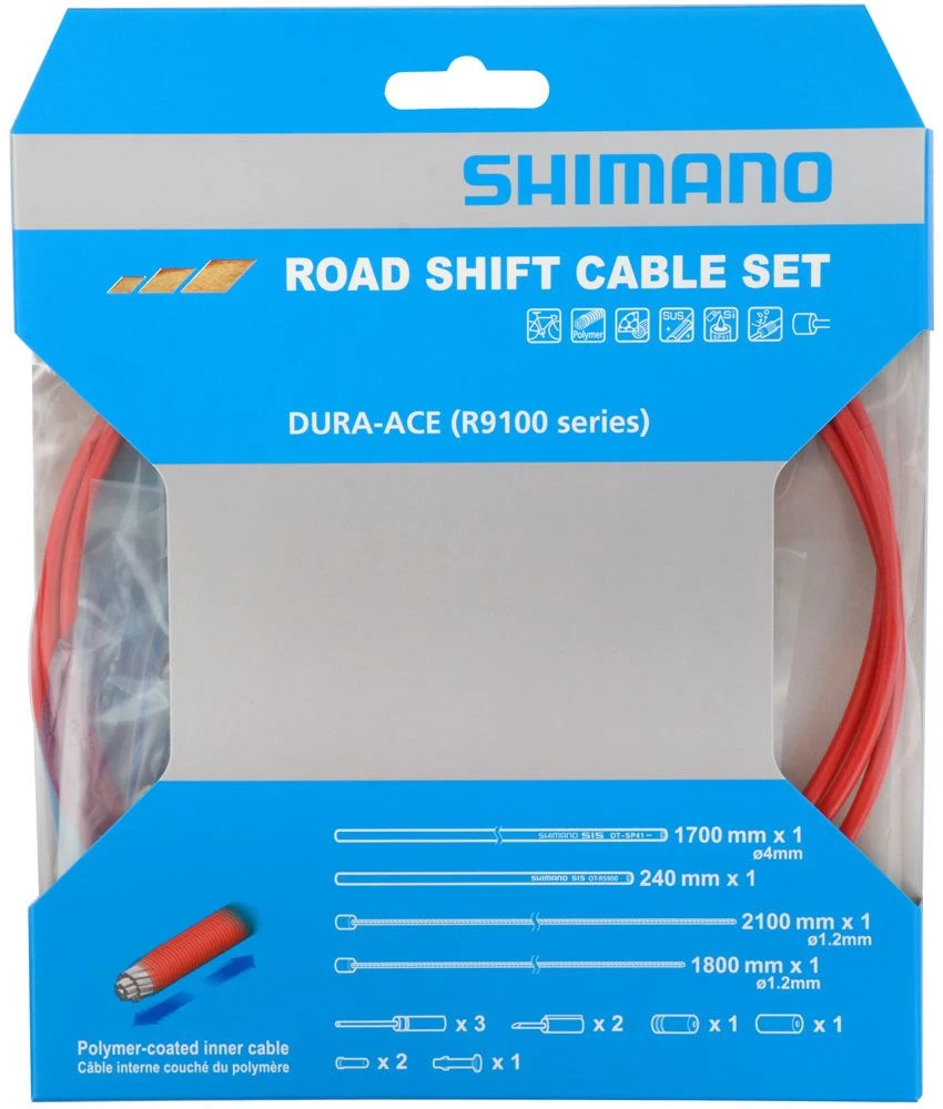 Shimano OT-SP41+OT-RS900 Polymer Shift Cable Set For R9100/R8000 Gear Cable Sets | Bike-Discount 5 Shimano OT-SP41+OT-RS900 Polymer Shift Cable Set For R9100/R8000 Gear Cable Sets | Bike-Discount - Image 5