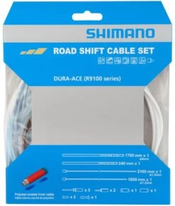 Shimano OT-SP41+OT-RS900 Polymer Shift Cable Set For R9100/R8000 Gear Cable Sets | Bike-Discount 8 Shimano OT-SP41+OT-RS900 Polymer Shift Cable Set For R9100/R8000 Gear Cable Sets | Bike-Discount -Shimano Riding OT SP41 OT RS900 Polymer Schaltzugset weiss c 1280x1280