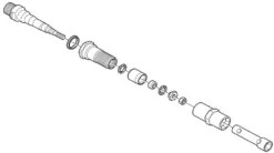 Shimano Pedal Axle Complete For PD-GR500 /MX80 Pedals - Accessories | Bike-Discount 5 Shimano Pedal Axle Complete For PD-GR500 /MX80 Pedals - Accessories | Bike-Discount -Shimano Riding Pedalachse komplett PD GR500 c 1280x1280