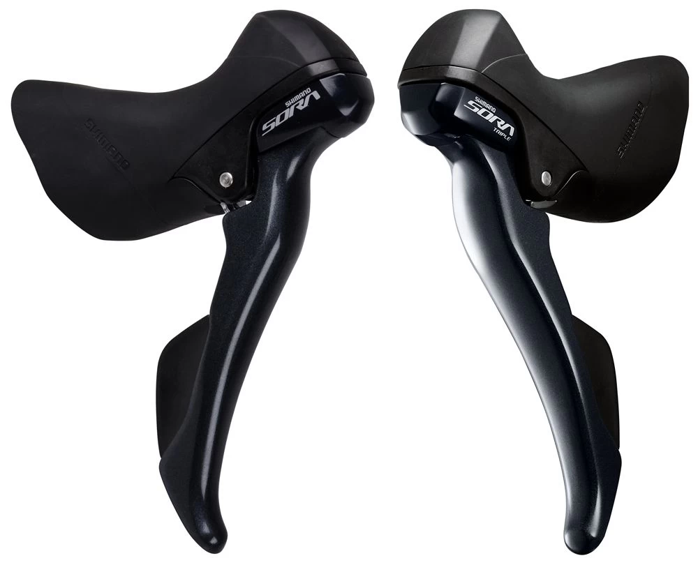 Shimano SORA ST-R3000 3x9-speed STI Dual Control Set Gear Shift Lever 3 X 9-speed | Bike-Discount 1 Shimano SORA ST-R3000 3x9-speed STI Dual Control Set Gear Shift Lever 3 X 9-speed | Bike-Discount