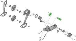 Shimano Axle Unit For RD-M6100 Rear Derailleur Bracket Spare Parts | Bike-Discount -Shimano Riding Shimano Achseinheit fur RD M6100 Schaltwerk Halter Y3HK98010 c 1280x1280