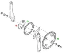 Shimano DEORE Chainring Bolts For FC-M540 (4 Pieces) Chainring Bolts | Bike-Discount 7 Shimano DEORE Chainring Bolts For FC-M540 (4 Pieces) Chainring Bolts | Bike-Discount -Shimano Riding Shimano DEORE Kettenblattschrauben fur FC M540 Master a 1280x1280