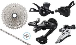 Shimano DEORE M5100/M4120 2x11-speed Upgrade Kit 11-42 I-Spec EV MTB Group Sets | Bike-Discount