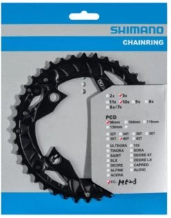 Shimano FC-M523 Chainring 10-speed | Bike-Discount -Shimano Riding Shimano FC M523 Kettenblatt 40T AE Y1PY98020 1280x1280