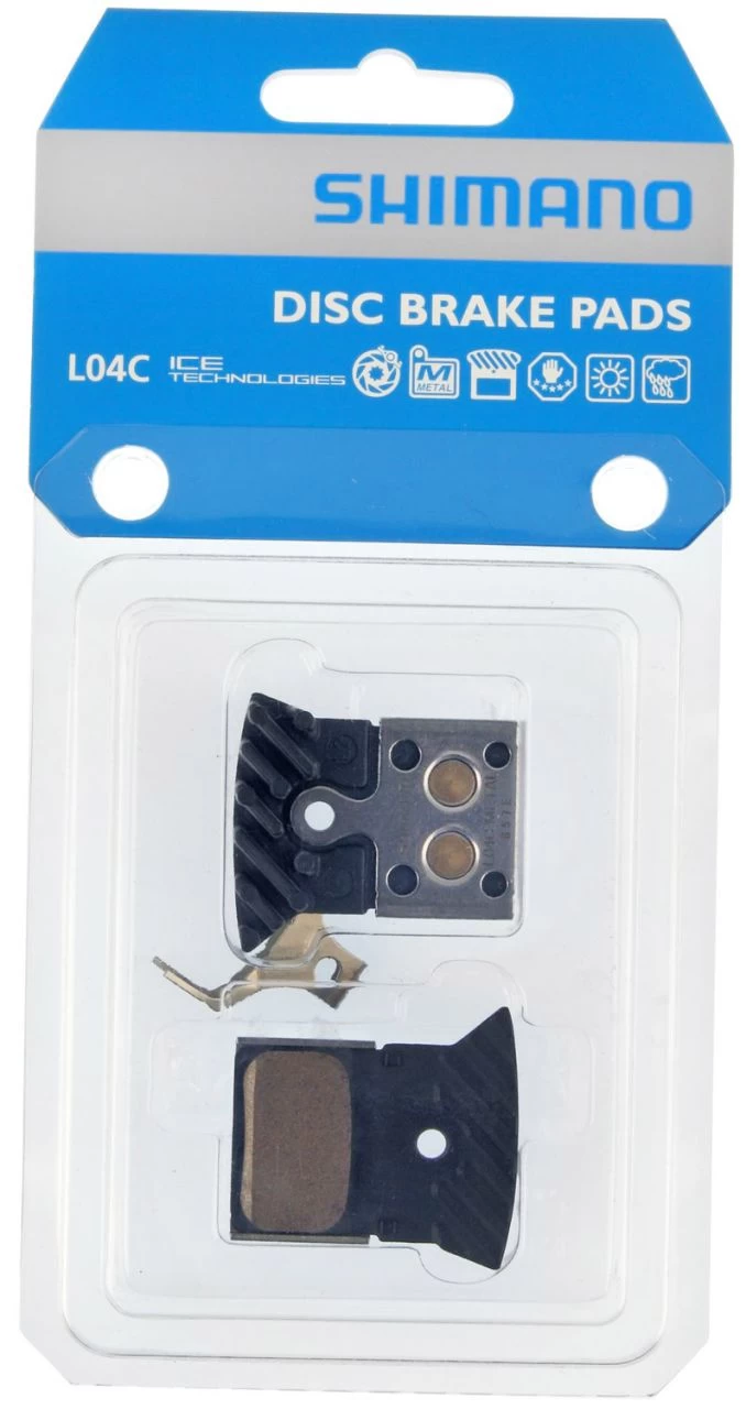 Shimano L04C Metal Ice-Tec Disc Brake Pads Brake Pads | Bike-Discount 2 Shimano L04C Metal Ice-Tec Disc Brake Pads Brake Pads | Bike-Discount - Image 2