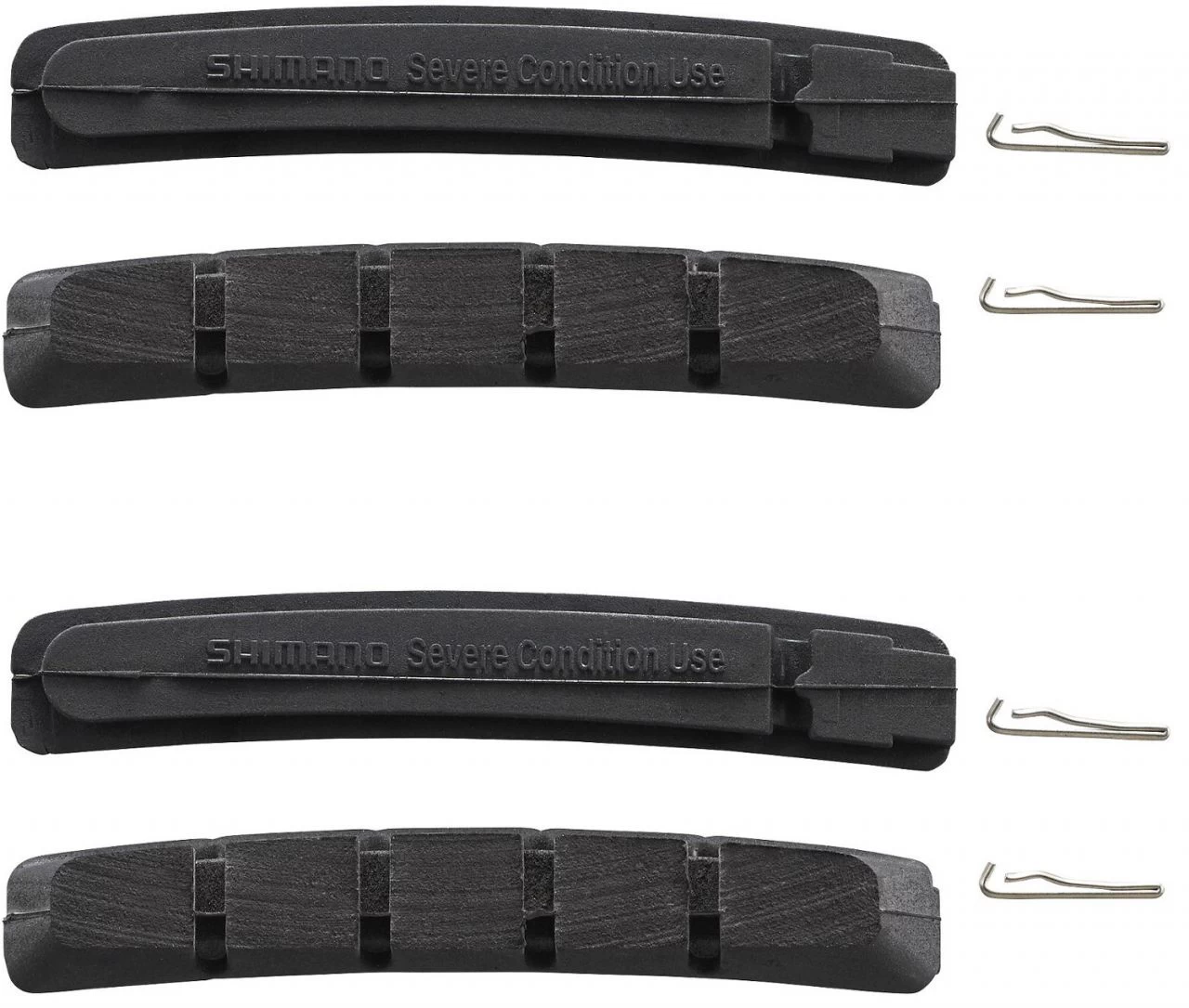 Shimano M70R2 Brake Pads For Cartridge Brake Shoes (2 Pair) V-Brakes - Brake Pads | Bike-Discount 1 Shimano M70R2 Brake Pads For Cartridge Brake Shoes (2 Pair) V-Brakes - Brake Pads | Bike-Discount