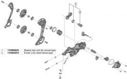 Shimano Axle Unit For RD-M5120/4120 Rear Derailleur Bracket Spare Parts | Bike-Discount -Shimano Riding Shimano RD M5120 4120 Achseinheit fur Schaltwerk Halter a 1280x1280