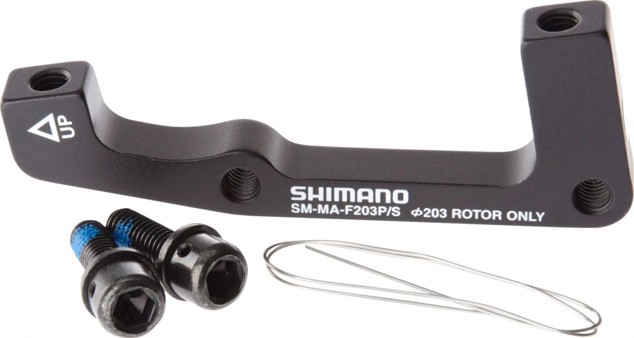 Shimano SM-MA-F203P/S Adapter For Front 203mm Rotor Disc Adaptors | Bike-Discount 1 Shimano SM-MA-F203P/S Adapter For Front 203mm Rotor Disc Adaptors | Bike-Discount