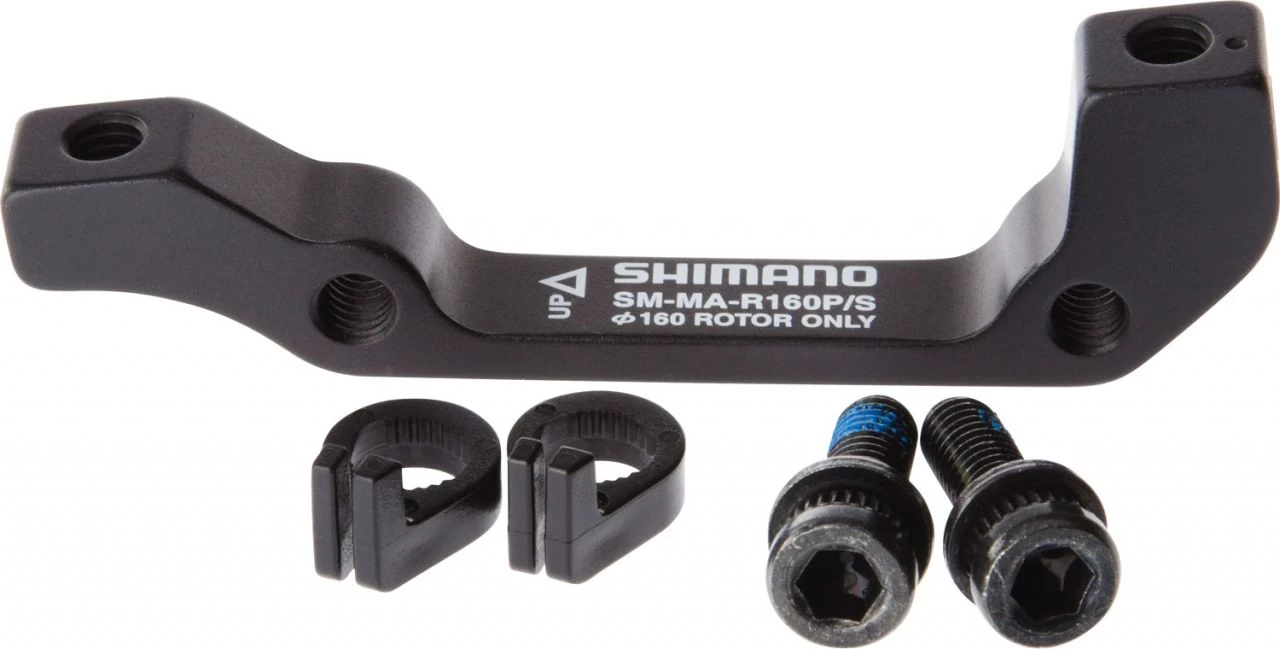 Shimano SM-MA-R160P/S Adapter For Rear 160mm Rotor Disc Adaptors | Bike-Discount 1 Shimano SM-MA-R160P/S Adapter For Rear 160mm Rotor Disc Adaptors | Bike-Discount