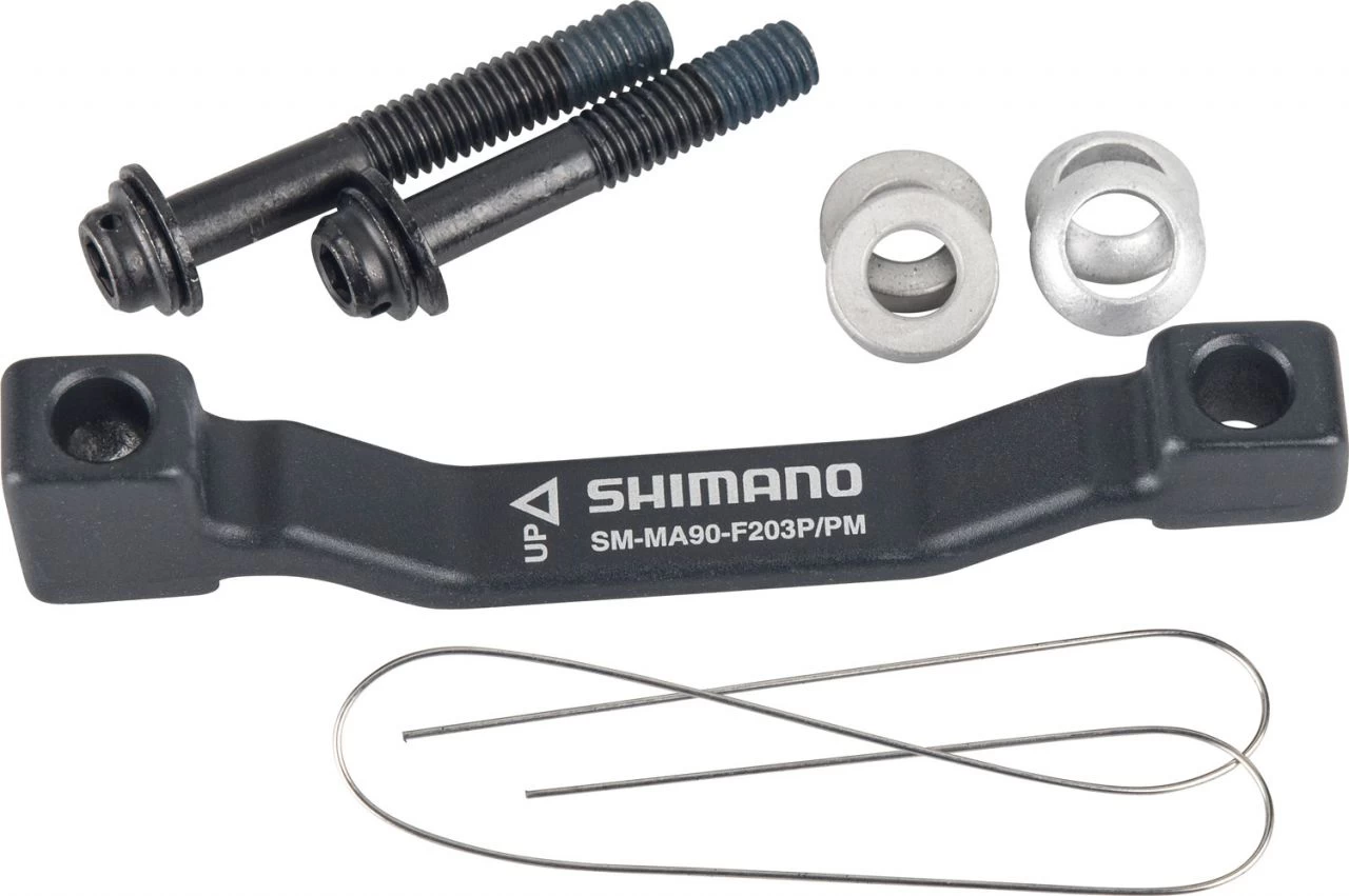 Shimano SM-MA90-F203P/PM Adapter For 203mm Rotor Disc Adaptors | Bike-Discount 1 Shimano SM-MA90-F203P/PM Adapter For 203mm Rotor Disc Adaptors | Bike-Discount