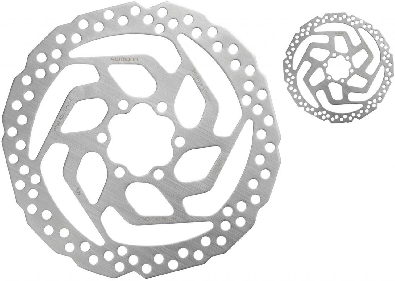 Shimano SM-RT26 6-Bolt Disc Rotor Brake Rotor Discs | Bike-Discount 1 Shimano SM-RT26 6-Bolt Disc Rotor Brake Rotor Discs | Bike-Discount
