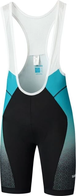 Shimano Team Printed - Trägerhose Mit Polster Short Tights | Bike-Discount