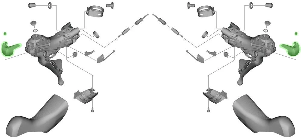 Shimano ULTEGRA ST-R8020 Name Plate Gear Shift Lever Spare Parts | Bike-Discount 4 Shimano ULTEGRA ST-R8020 Name Plate Gear Shift Lever Spare Parts | Bike-Discount - Image 4