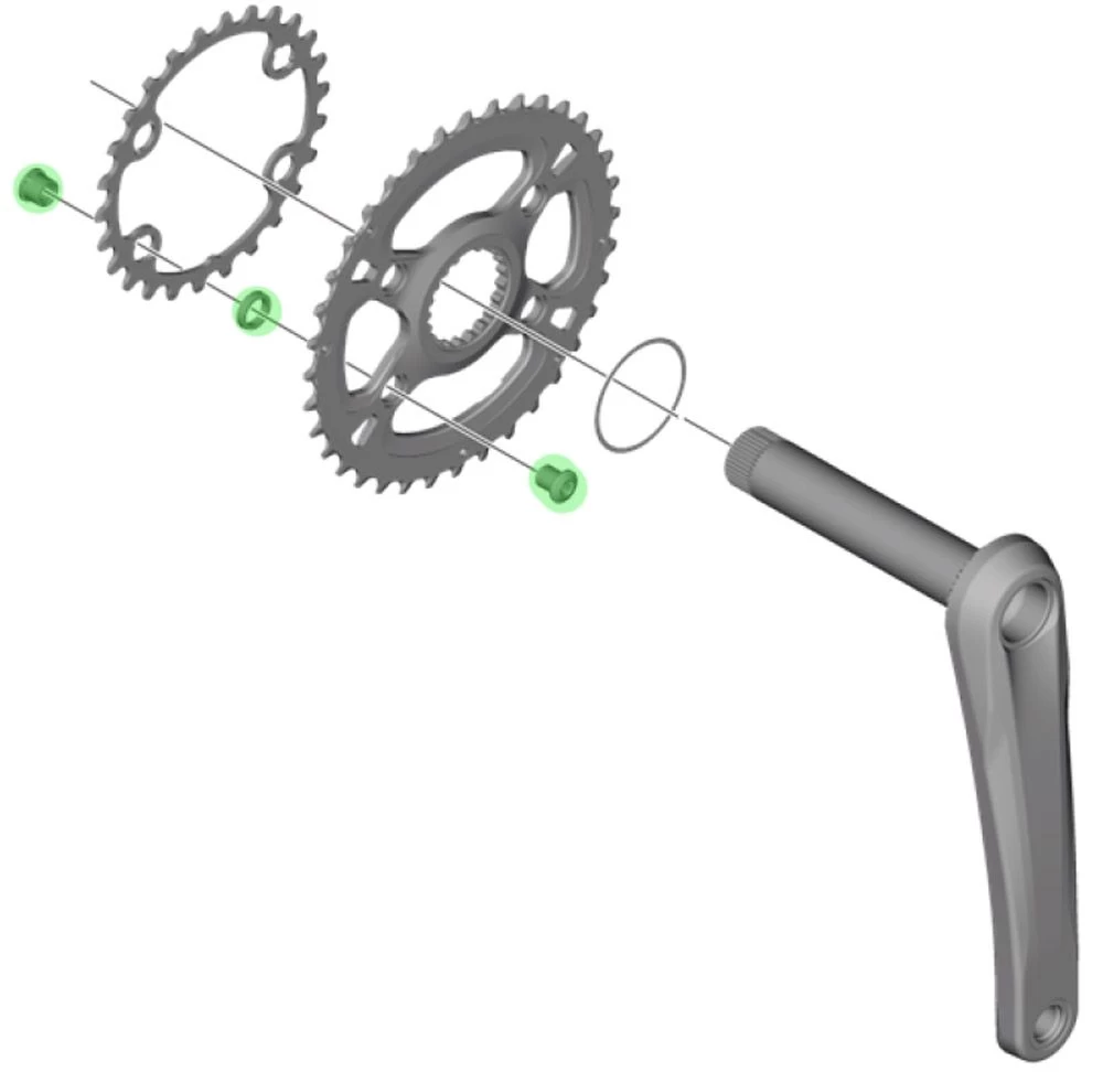 Shimano XT Chainring Bolts For FC-M8100-2/M8120-B2 (4 Pieces) Chainring Bolts | Bike-Discount 2 Shimano XT Chainring Bolts For FC-M8100-2/M8120-B2 (4 Pieces) Chainring Bolts | Bike-Discount - Image 2