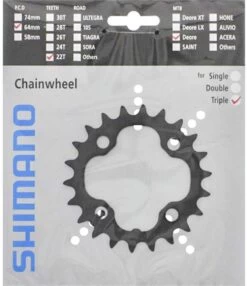 Shimano DEORE Chainring For FC-M590/591 22T 9-speed | Bike-Discount