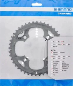 Shimano DEORE Chainring For FC-M590 44T 9-speed | Bike-Discount