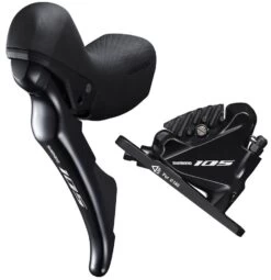Shimano 105 ST-R7020+BR-R7070 2-speed Disc Brake Front Gear Shift Lever 2 X 11-speed | Bike-Discount
