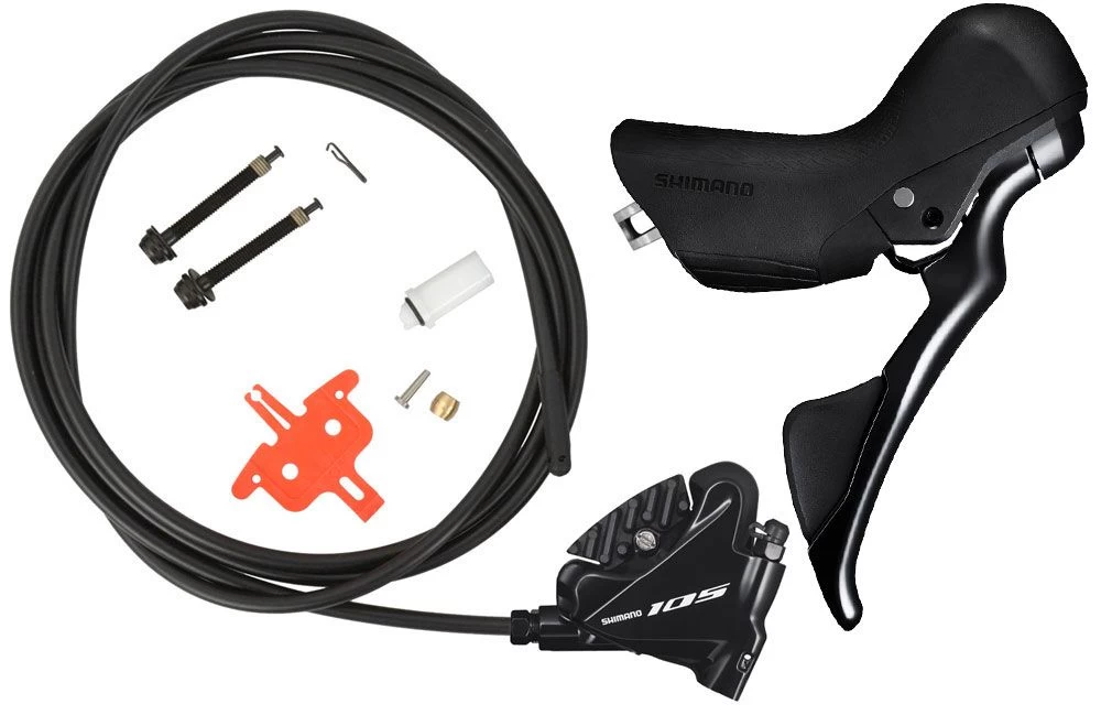 Shimano 105 ST-R7025+BR-R7070 2x11-speed Disc Brake Set Gear Shift Lever 2 X 11-speed | Bike-Discount 3 Shimano 105 ST-R7025+BR-R7070 2x11-speed Disc Brake Set Gear Shift Lever 2 X 11-speed | Bike-Discount - Image 3