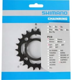 Shimano ALIVIO 9-speed Chainring For FC-M4000/M4050 9-speed | Bike-Discount -Shimano Riding Shimano Alivio 9 fach Kettenblatt FC M4000 M4050 20048354 d 1280x1280