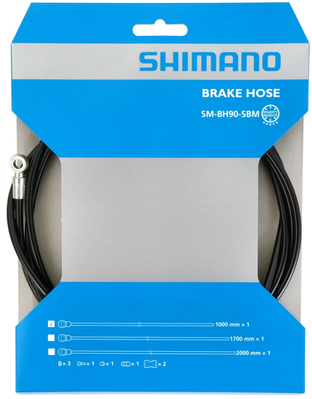 Shimano XTR/XT/SLX SM-BH90-SBM Brake Hose 1000mm Hoses & Accessories | Bike-Discount 2 Shimano XTR/XT/SLX SM-BH90-SBM Brake Hose 1000mm Hoses & Accessories | Bike-Discount - Image 2
