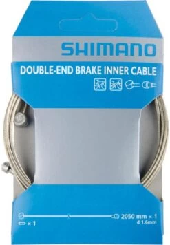Shimano MTB/Road Steel Brake Inner Cable 1.6mm X 2050mm Brake Wires | Bike-Discount