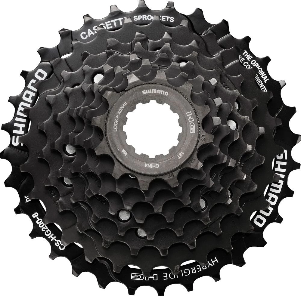 Shimano CS-HG200 8-speed Cassette 8-speed | Bike-Discount 1 Shimano CS-HG200 8-speed Cassette 8-speed | Bike-Discount