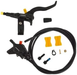 Shimano DEORE BL-M4100/BR-MT410 Disc Brake Set Disc Brake - Sets | Bike-Discount -Shimano Riding Shimano DEORE BL M4100 BR MT410 Scheibenbremse 1700mm hinten EMT4101JRRXRA170 1280x1280