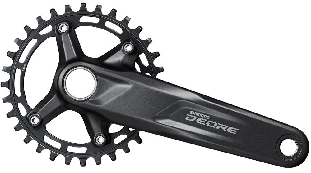 Shimano DEORE FC-M5100-1 10/11-speed Crank 30T Crank 1 X 11-speed | Bike-Discount 1 Shimano DEORE FC-M5100-1 10/11-speed Crank 30T Crank 1 X 11-speed | Bike-Discount