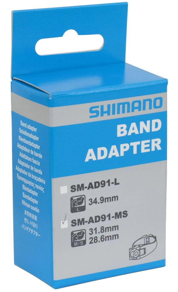 Shimano SM-AD91 Clamp Band Adapter 31.8/28.6mm Front Derailleur Accessories | Bike-Discount 4 Shimano SM-AD91 Clamp Band Adapter 31.8/28.6mm Front Derailleur Accessories | Bike-Discount - Image 4