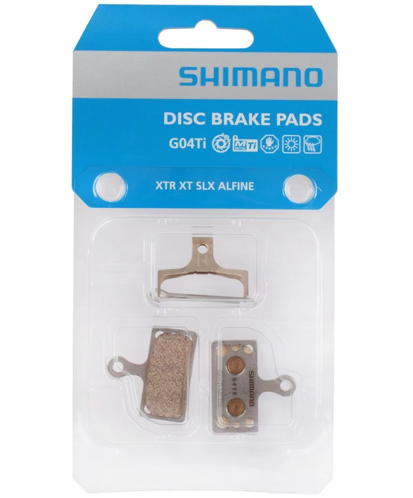 Shimano G04TI Metal Disc Brake Pads Brake Pads | Bike-Discount 2 Shimano G04TI Metal Disc Brake Pads Brake Pads | Bike-Discount - Image 2