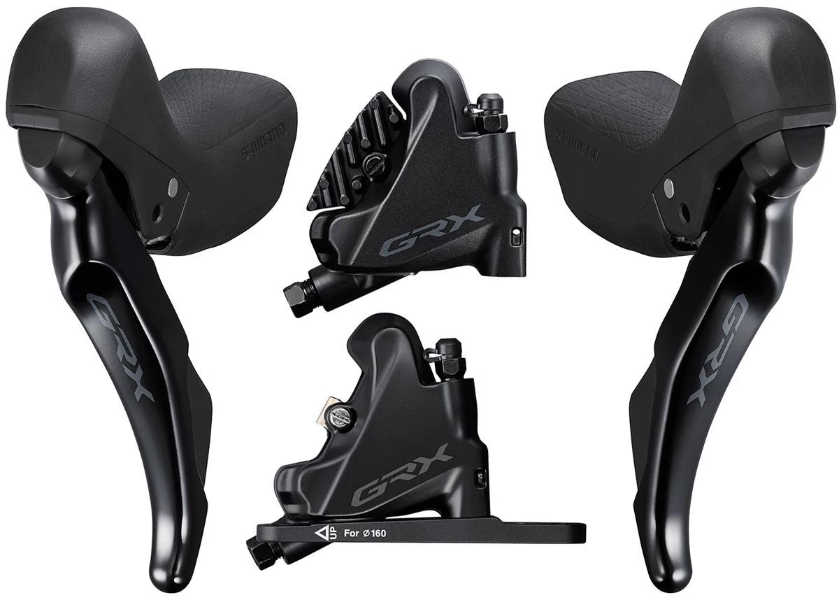 Shimano GRX ST-RX400+BR-RX400 2x10-speed Disc Brake Set Gear Shift Lever 2 X 10-speed | Bike-Discount 1 Shimano GRX ST-RX400+BR-RX400 2x10-speed Disc Brake Set Gear Shift Lever 2 X 10-speed | Bike-Discount