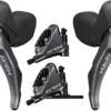 Shimano GRX ST-RX810+BR-RX810 2x11-speed Disc Brake Set Gear Shift Lever 2 X 11-speed | Bike-Discount