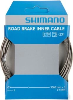 Shimano Road Tandem Stainless Steel SUS Brake Inner Cable 1.6mm X 3500mm Road Brakes Accessories | Bike-Discount