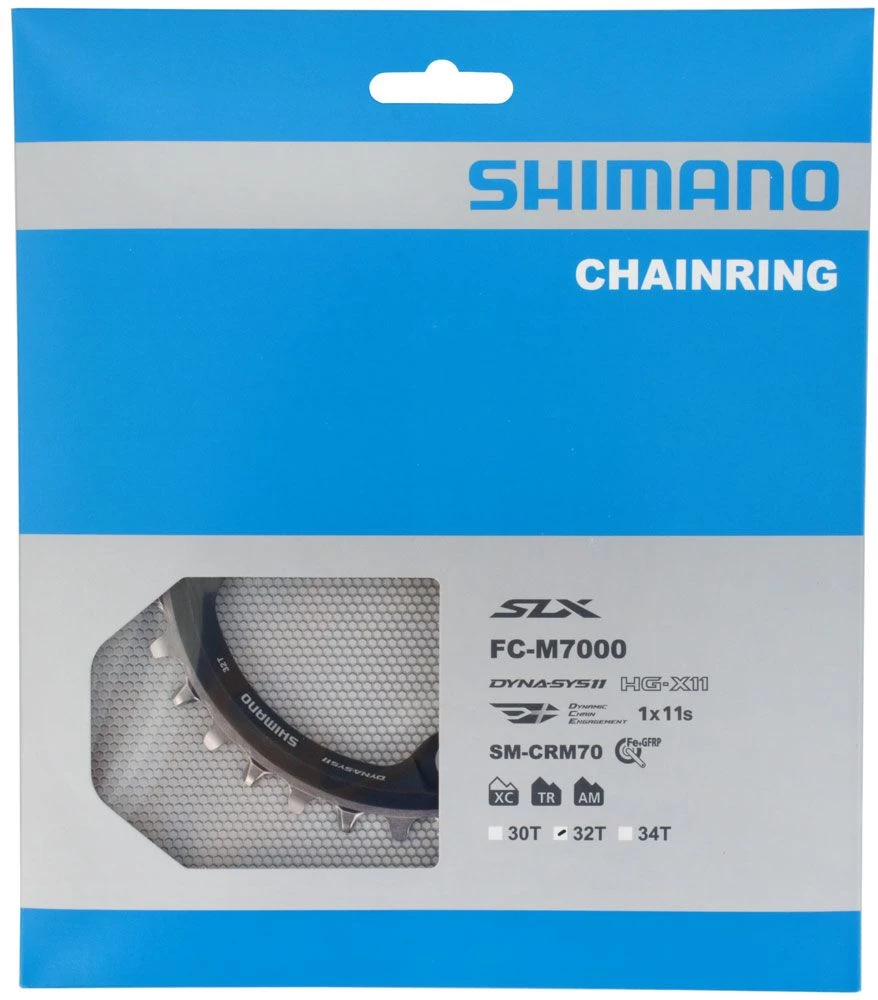 Shimano SLX SM-CRM70 11-speed Chainring For FC-M7000 32T 11-speed | Bike-Discount 4 Shimano SLX SM-CRM70 11-speed Chainring For FC-M7000 32T 11-speed | Bike-Discount - Image 4