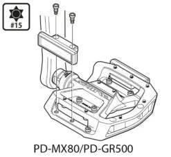 Shimano SM-PD64A Reflector Set Pedals - Accessories | Bike-Discount -Shimano Riding Shimano SM PD64A Reflektorset YL8A98090 c 1280x1280