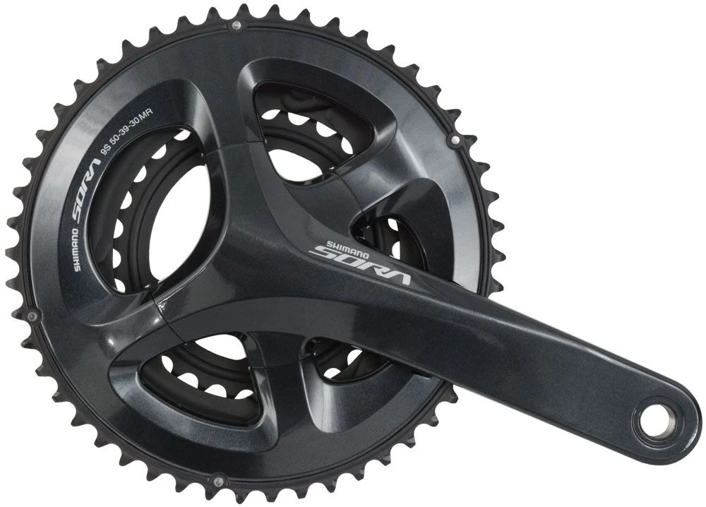 Shimano SORA FC-R3030 3x9-speed Crank 50/39/30 175mm Compact Crank 3 X 9-speed | Bike-Discount 1 Shimano SORA FC-R3030 3x9-speed Crank 50/39/30 175mm Compact Crank 3 X 9-speed | Bike-Discount