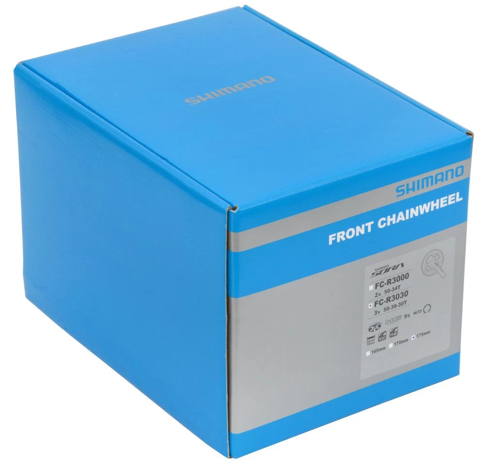 Shimano SORA FC-R3030 3x9-speed Crank 50/39/30 175mm Compact Crank 3 X 9-speed | Bike-Discount 2 Shimano SORA FC-R3030 3x9-speed Crank 50/39/30 175mm Compact Crank 3 X 9-speed | Bike-Discount - Image 2