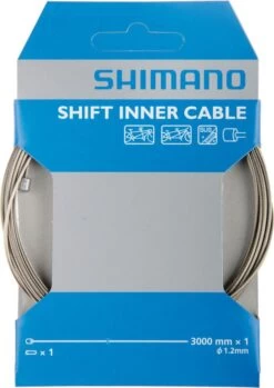 Shimano Tandem Stainless Steel SUS Shift Inner Cable 1.2mm X 3000mm Gear Wires | Bike-Discount
