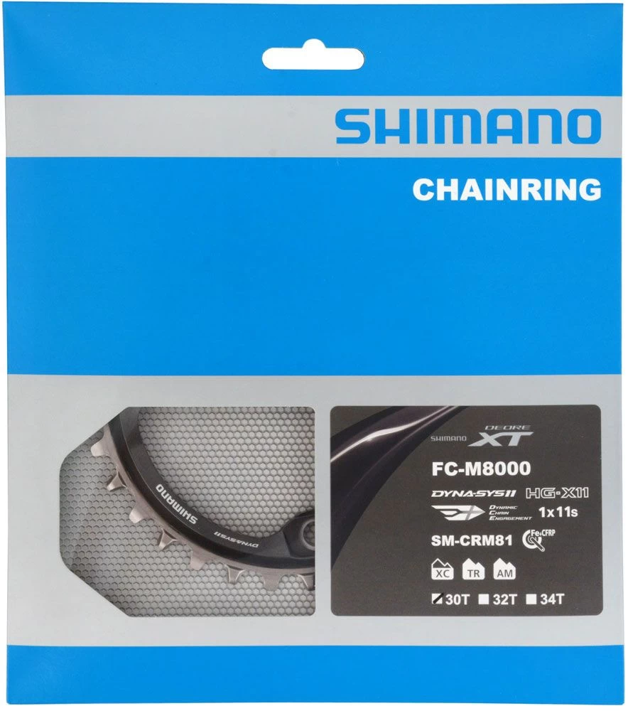 Shimano XT SM-CRM81 11-speed Chainring For FC-M8000 30T 11-speed | Bike-Discount 4 Shimano XT SM-CRM81 11-speed Chainring For FC-M8000 30T 11-speed | Bike-Discount - Image 4