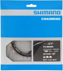Shimano XT SM-CRM81 11-speed Chainring For FC-M8000 32T 11-speed | Bike-Discount -Shimano Riding Shimano XT 11 fach Kettenblatt SM CRM81 32 Zahne fur FC M8000 1 ISMCRM81A2 c 1280x1280