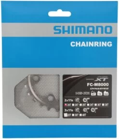 Shimano XT FC-M8000 2-speed Chainring 24T (BB) 11-speed | Bike-Discount -Shimano Riding Shimano XT 2 fach Kettenblatt FC M8000 24 Zahne BB Y1RL24000 b 1280x1280