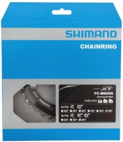 Shimano XT FC-M8000 2-speed Chainring 38T (BD) 11-speed | Bike-Discount -Shimano Riding Shimano XT 2 fach Kettenblatt FC M8000 38 Zahne BD Y1RL98090 c 1280x1280