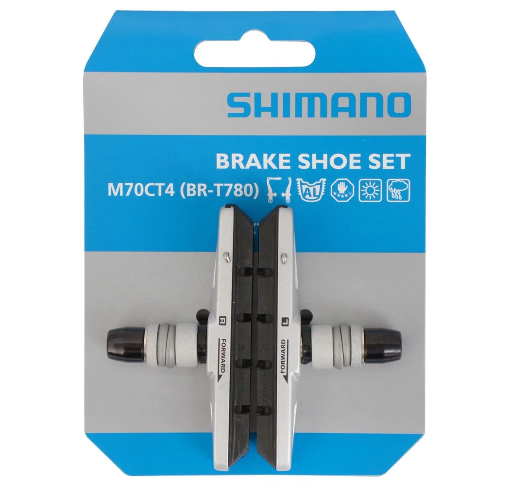 Shimano XT M70CT4 Cartridge Brake Shoes For BR-T780 V-Brakes - Brake Pads | Bike-Discount 2 Shimano XT M70CT4 Cartridge Brake Shoes For BR-T780 V-Brakes - Brake Pads | Bike-Discount - Image 2